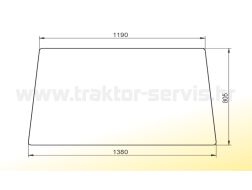 STAKLO PREDNJE JD