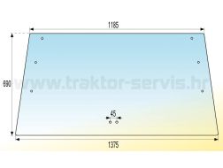 STAKLO ZADNJE TD RAZMAK RUPA 45 MM