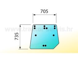 STAKLO ZADNJE MF/LANDINI